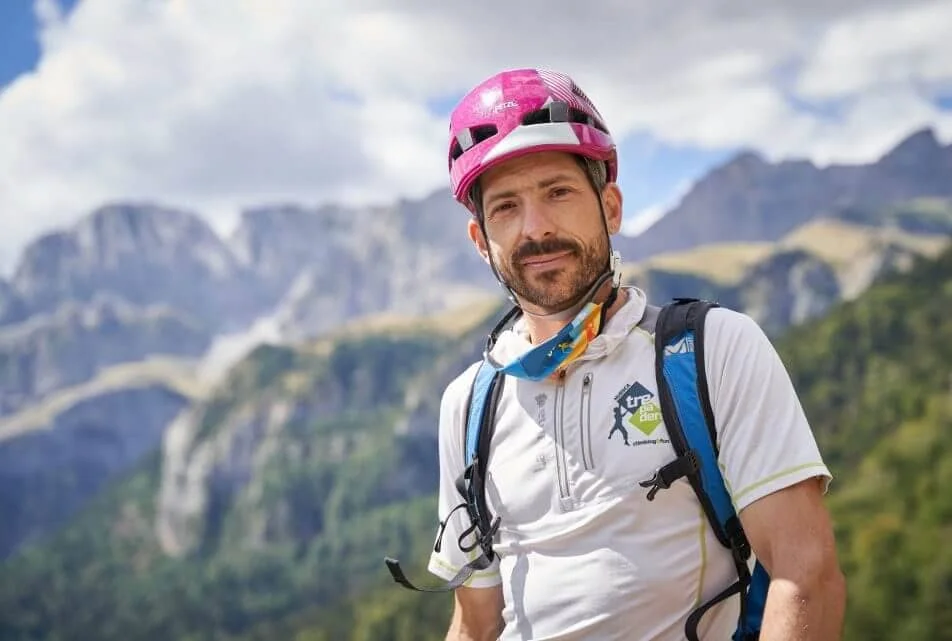 Raúl Rojas, guía de montaña y barranquismo en el Pirineo Aragonés