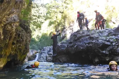 Barranco Hospital de Siresa en el Valle de Echo, nivel 1-2