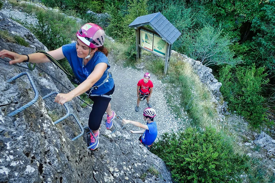 Escalada ferrata Santa Elena Biescas