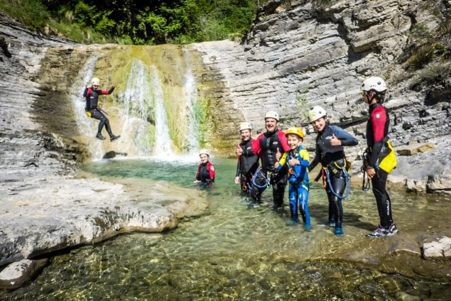 Descenso de barrancos en el Pirineo Aragonés