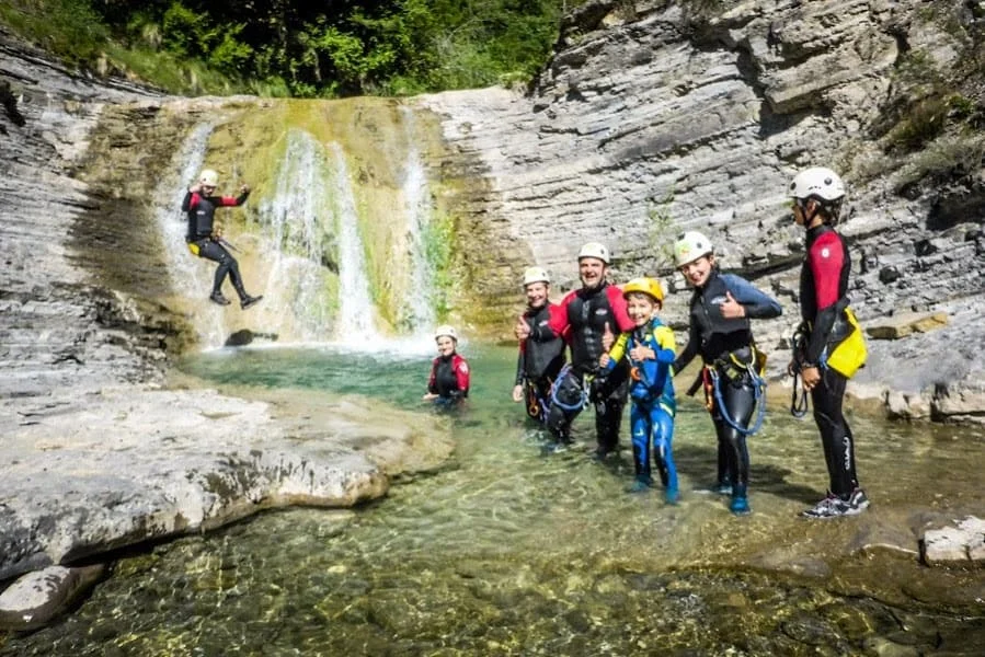 Descenso de barrancos en el Pirineo Aragonés