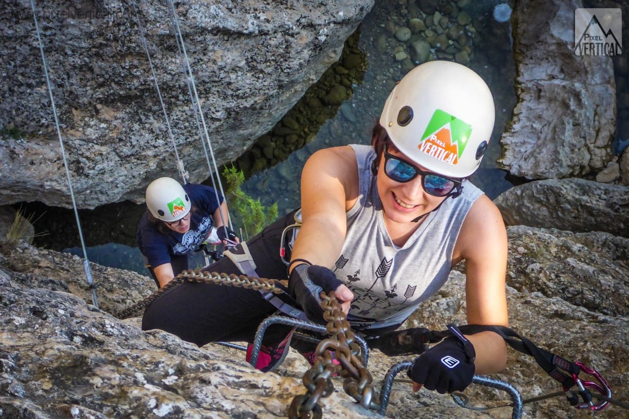 Vías ferratas guiadas en el Pirineo Aragonés