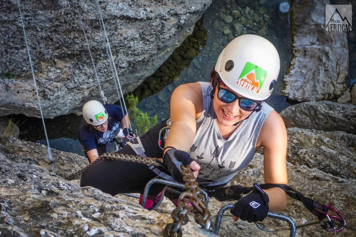 Vías ferratas guiadas en el Pirineo Aragonés